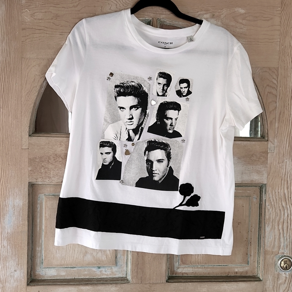 Coach 1941 X Elvis Presley 2016 collage tee